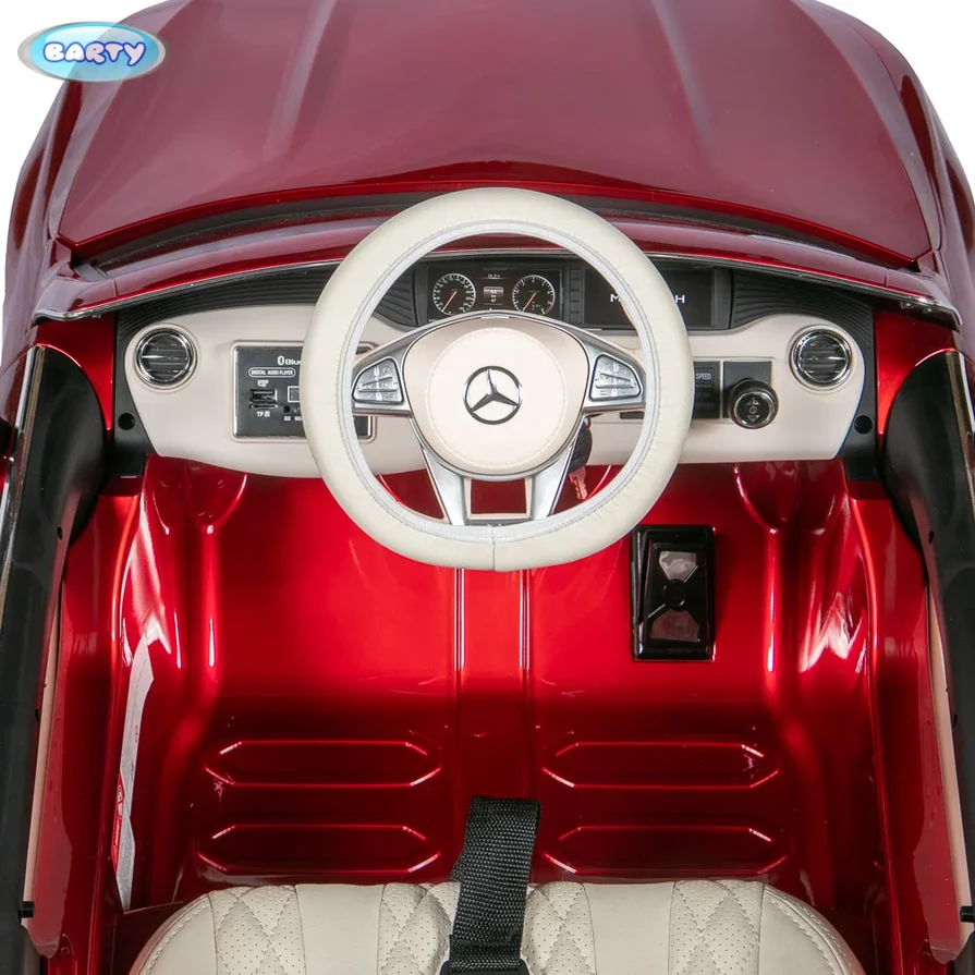 Детский электромобиль Mercedes-Maybach S650 (ЛИЦЕНЗИЯ) Cabriolet (Красный глянец) ZB188